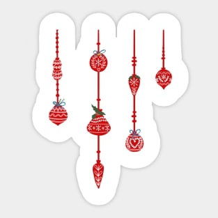 Scandinavian Ornaments Sticker